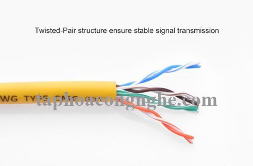 Ugreen 60815 15M màu Vàng Cáp mạng LAN CAT5E UTP NW103 30060815